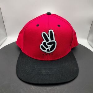 Kids Red and Black Cap